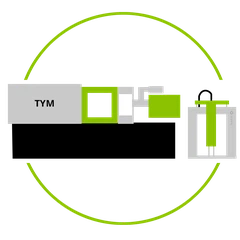 Máquina de injeção horizontal
